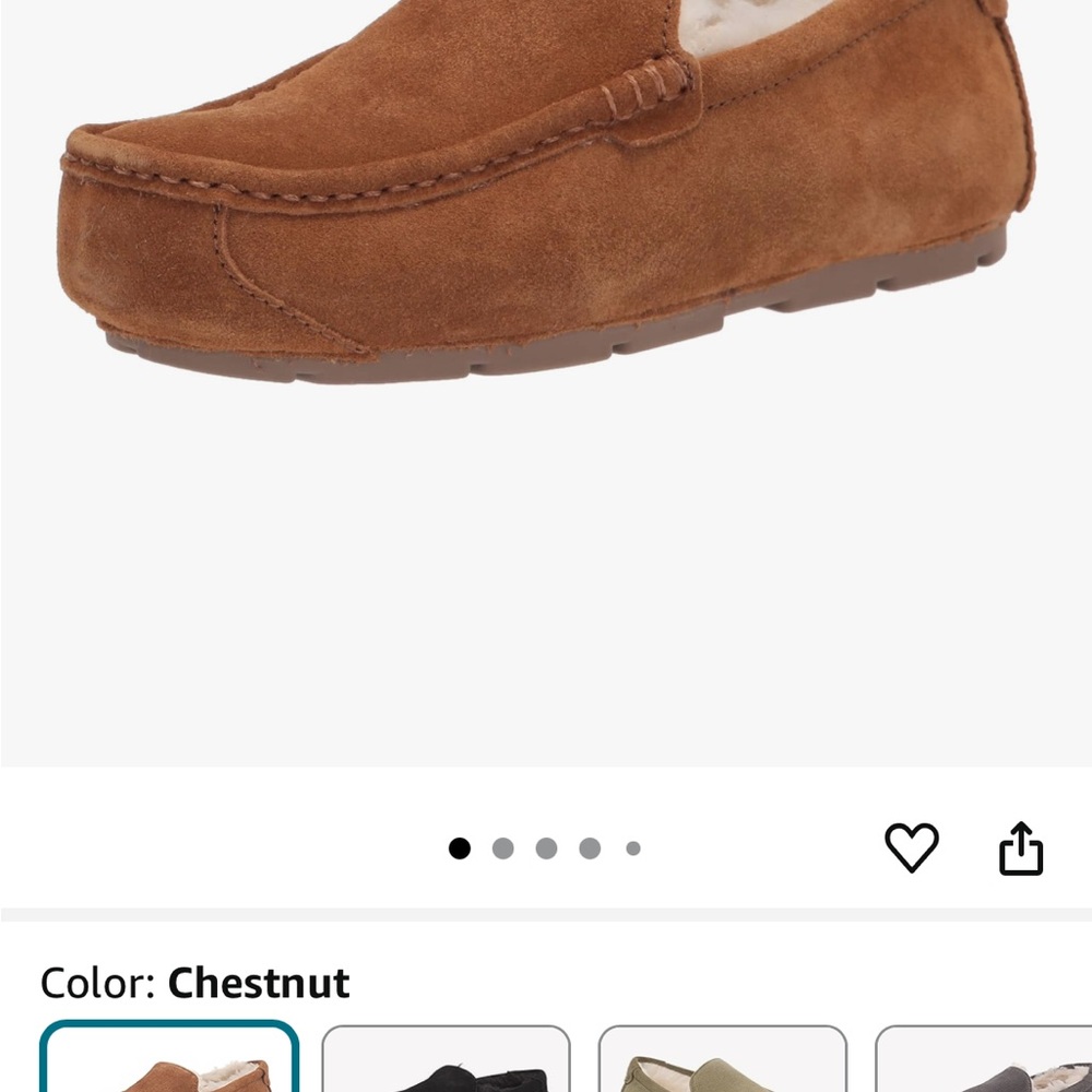 Koolaburra Chestnut men Suede Slippers